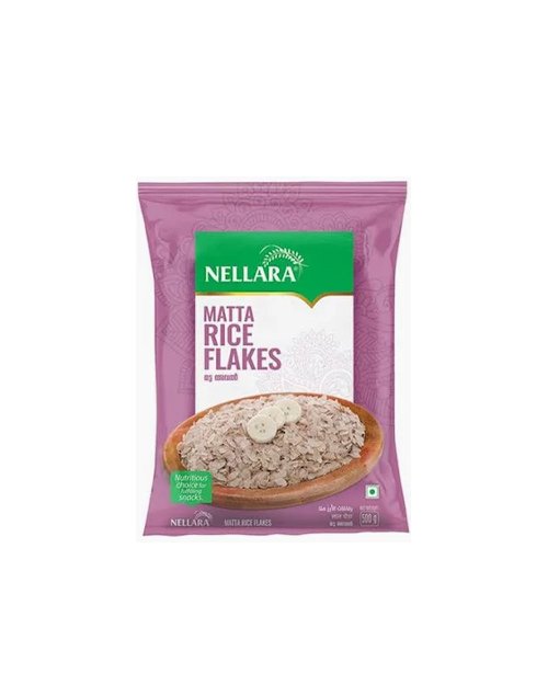 Nellara White Rice Flakes 500Gm X 10 Pcs